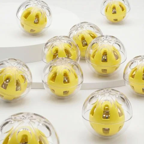雪球双色圆铃铛DIY配件手工配件工具【10个装】